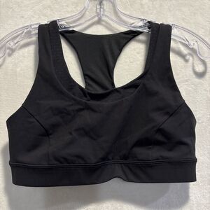 Lululemon Glide And Stride Sports Bra Black Size 8 Full On Luxtreme Run Stretch